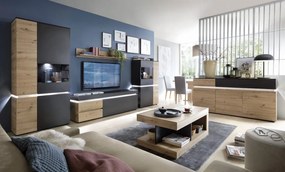 Буфет Glimmer 3D2S-Natural-Black