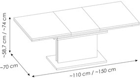 Холна маса Cordell IIIII-Artisan