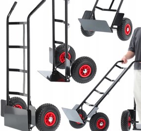 Транспортна количка до 200 кг в черно