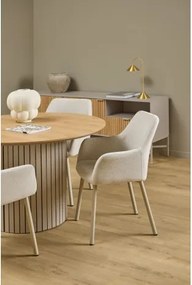 ВЭРА Бежов (плат Apia 453) / сивобежова крака (кашмир) - МОДЕРЕН ТАПИЦИРАН С ЧЕНИЛ СТОЛ ЛОФТ ЗА ДНЕВНА/ТРАПЕЗАРИЯ