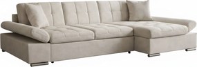Ъглов диван Montana-Екрю-десен