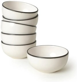 Бели керамични купички в комплект 6 бр. – Hermia