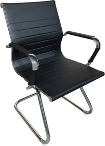 Рецепционен стол Cygon-Черен