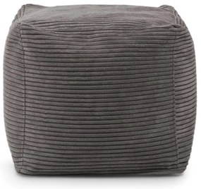 Пуф от рипсено кадифе в цвят горчица Up! MooG – SLOWDOWN