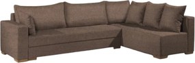 Ъгъл диван Trendy-Left-285φ 185β cm.-Chocolate