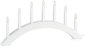 Бяла коледна светлинна украса Atle – Markslöjd