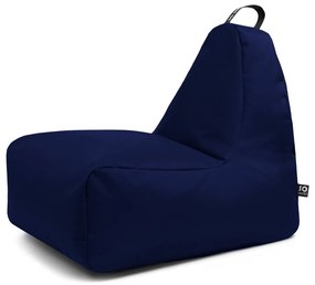 Тъмносин детски пуф Chill M – So Soft?