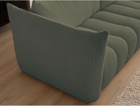 Зелен диван от прежда с примки от букле 286 cm Azra – Bobochic Paris