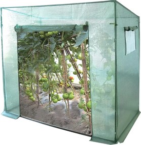 Практичен градински контейнер с размери 200 x 80 x 170/148 cm