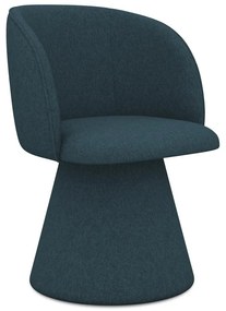 Тапициран трапезен стол в петролен цвят Maia – Makamii