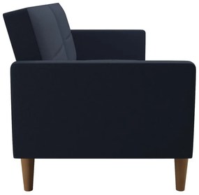 Тъмносин разтегателен диван Mainstays - Støraa