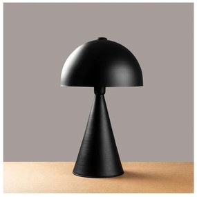 Черна настолна лампа с метален абажур (височина 52 cm) Dodo – Opviq lights
