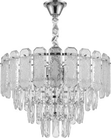 Кристална висяща лампа SWE087-CP 40cm CHROME
