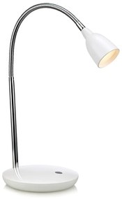 Бяла LED настолна лампа (височина 41,5 cm) Tulip – Markslöjd