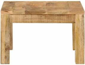 350321 vidaXL Маса за кафе, 55x55x35 см, масивно мангово дърво