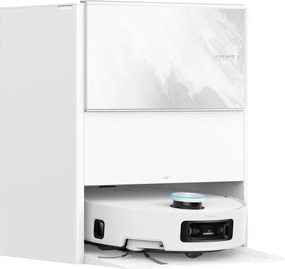 Прахосмукачка робот Dreame Aqua 10 Ultra Track Complete RLR81CE-1-WH, 25000 Pa, 200 мин, 3.5/4 л, VersaLift DToF+OmniSight, AI камери, Гласово управление, Автоматизация, Бял