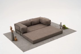 Ъглов диван Comfort Mini, цвят Сив