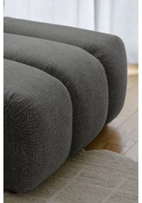 Сив ъглов диван (десен ъгъл) Shell – Miuform