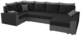 Разтегателен диван в П-образна форма PAULIN, 307x90x161, sawana 14/sawana 05, ляв