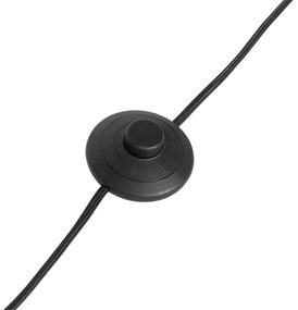 Ретро подова лампа жълта с бронз - Milou