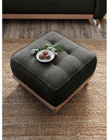 Тъмно сива табуретка за крака Dazzling Daisy - Miuform