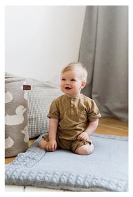 Сива памучна постелка за игра, 70 x 90 cm - Kindsgut