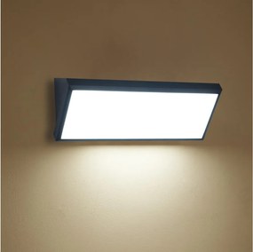 Brilagi - LED външно стенно осветително тяло TRIANGLE LED/42W/230V черно IP65