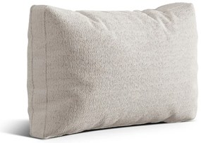 Бежова възглавница за диван от прежда с примки от букле Kemi – Cosmopolitan Design