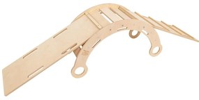 Люлка от масивен бор в естествен цвят 39x75x38 cm Montessori – Meowbaby