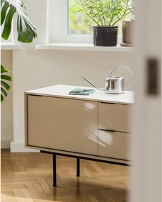 Сиво-бежова маса за телевизор 189x61x42 cm Mod – noo.ma