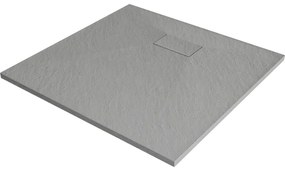 Mexen Hugo квадратен душов поддон SMC 90 x 90 см, сив - 42619090
