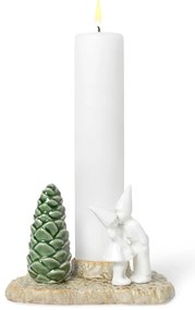 Коледен свещник от керамика Коледна целувка, дължина 17 см Christmas Tales - Kähler Design