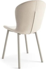 ФИОРА Бежов (тъкан Апиа 453) / сивобежова крака (кашмир) – МОДЕРЕН ТАПИЦИРАН С ЧЕНИЛ СТОЛ ЗА ДНЕВНА/ТРАПЕЗАРИЯ