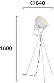 Подова лампа Viokef Balzac-бял