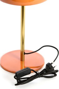 Оранжева настолна лампа с метален абажур (височина 40 cm) Surin – Light &amp; Living