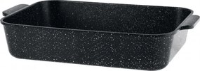 Тава за фурна и котлон Oliver Voltz OV54322CS30, 30x21x5.7 см, Емайлирана, Незалепващо покритие, Индукция, Черен меланж