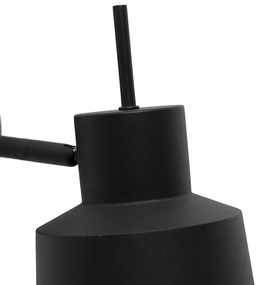 Ретро стенна лампа черна въртяща се и накланяща се - Chappie