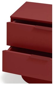 Червено нощно шкафче Totem – Teulat