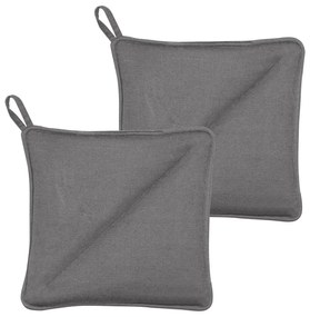 Комплект от 2 сиви памучни тенджери Soft - Södahl