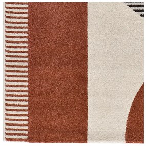 Килим в червен сив цвят 160x230 cm Gaia – Universal