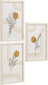 Рамка 3 бр. висяща в светло естествен цвят 21x30 cm Madison – House Nordic