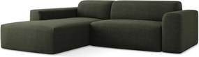Зелен ъглов диван (ляв ъгъл) Keli – Makamii