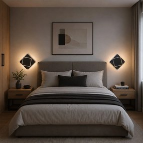 LED аплик LHJ123-W Черен
