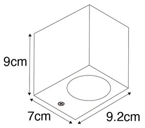 Винтидж стенен аплик антично злато пластмаса - Baleno