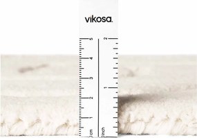 Кремав ръчно изработен вълнен килим 160x230 cm Arcura – Vikosa