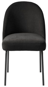 Черен трапезен стол Creston - Unique Furniture