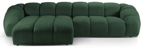 Зелен ъглов диван (ляв ъгъл) Diana – Micadoni