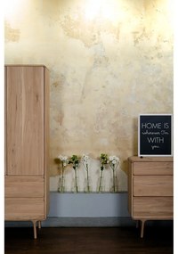 Дъбов гардероб 90x200 cm Fawn - Gazzda