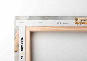 Картина на платно – Бяло-сив мрамор