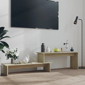 806268 vidaXL ТВ шкаф, дъб сонома, 180x30x43 см, инженерно дърво